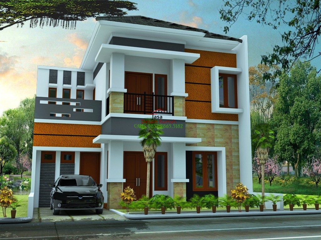 21 Luxury Rumah  Minimalis  Garasi  2 Mobil rumah 